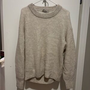 Everlane Beige Crew Sweater